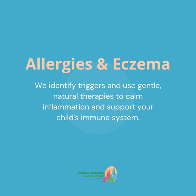 Instagram post: Allergies and eczema